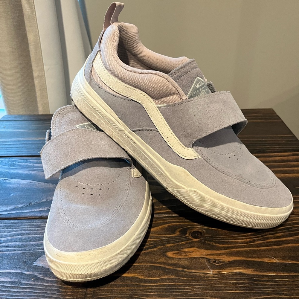 Vans Kyle Pro 2 Ash Violet Gray Men's Shoes Suede Low Top Sneakers